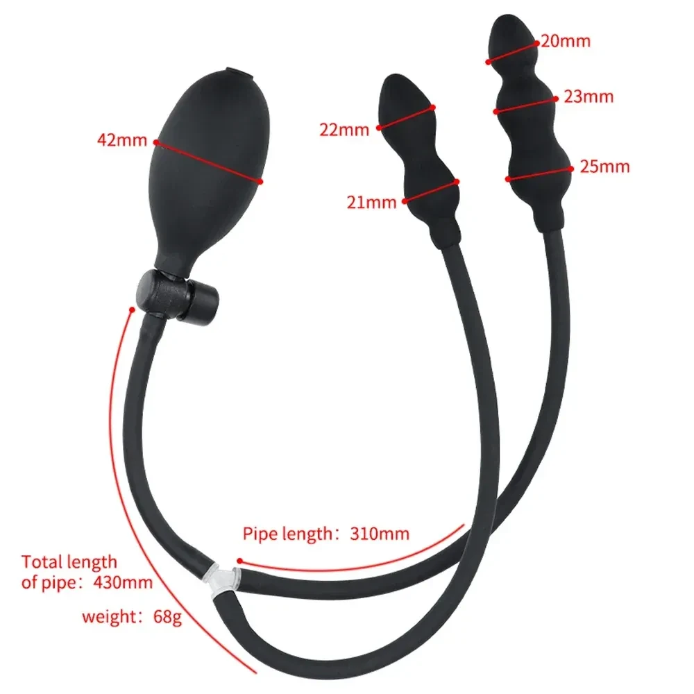 expansor anal inflable de silicona