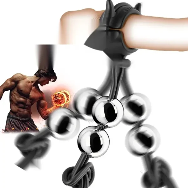 extensor pene acero y silicona ergonómico