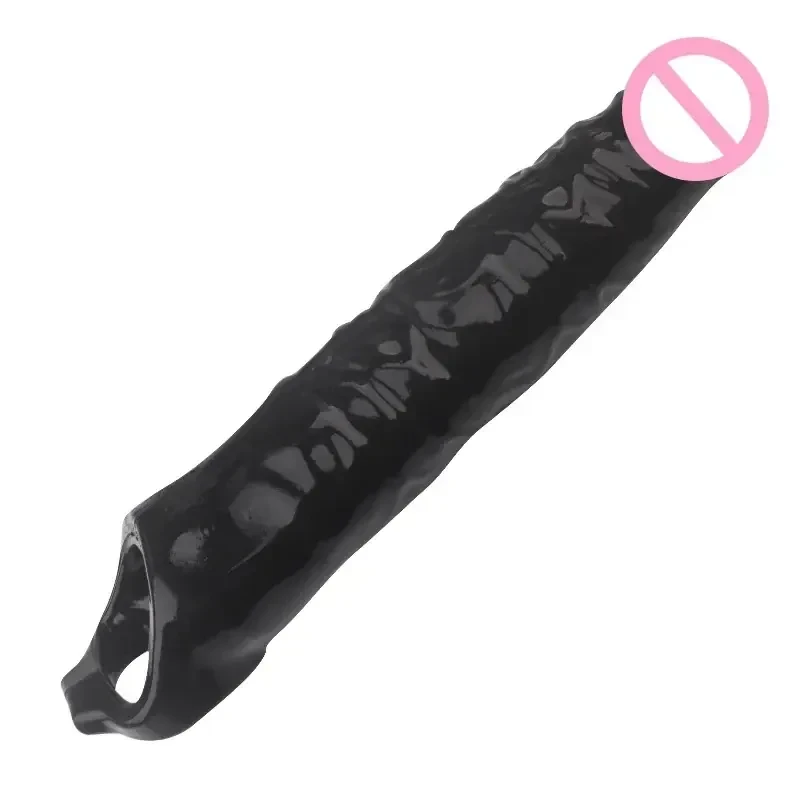 extensor pene silicona medica color negro