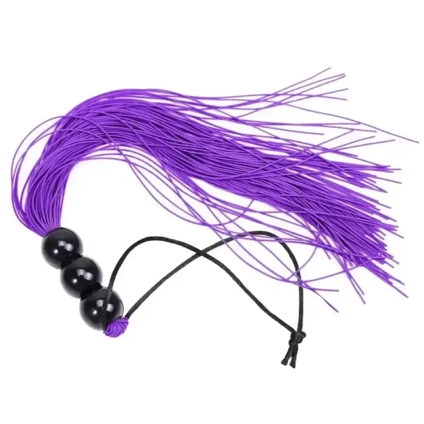 flogger bdsm borlas silicona colores vibrantes