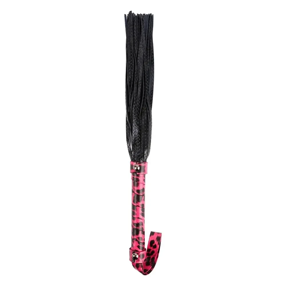 flogger bdsm cuero pu dorado