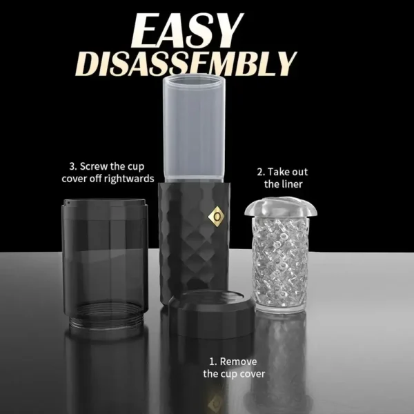 funda masturbatoria abs con vibración