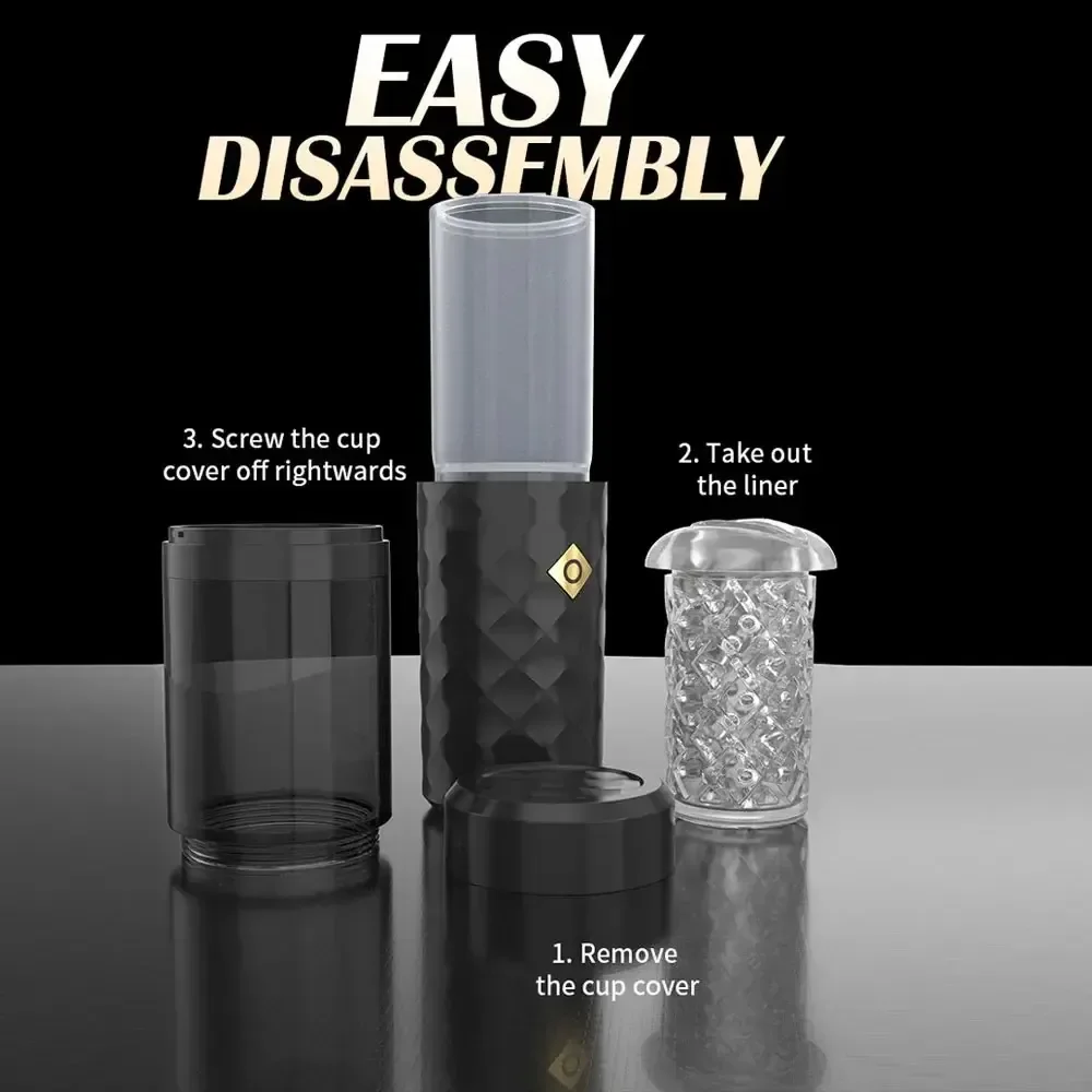 funda masturbatoria abs con vibración