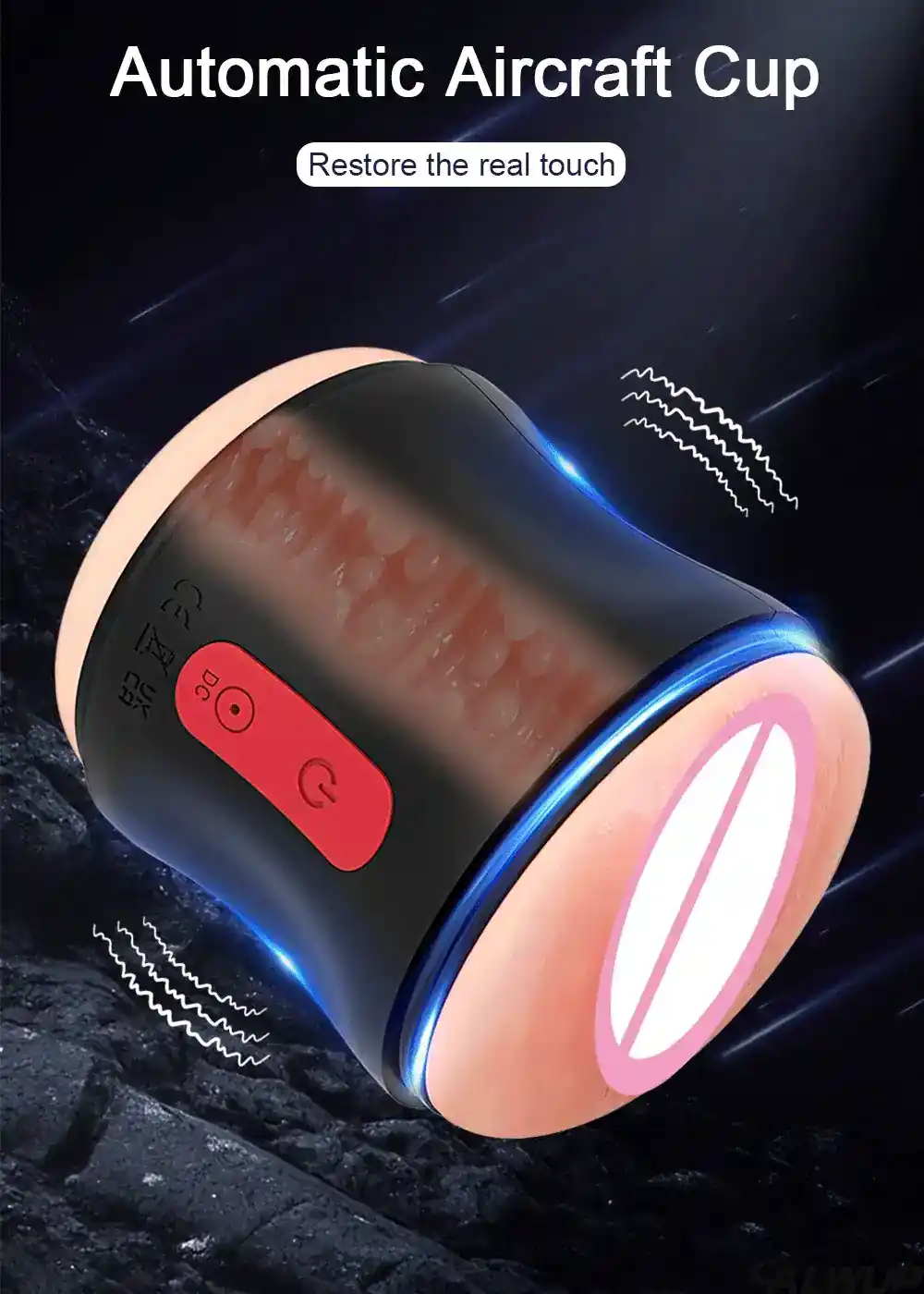 funda masturbatoria silicona medica realista