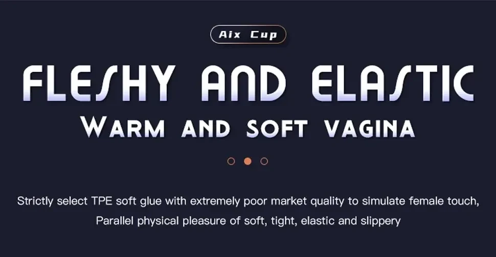 funda masturbatoria tpe con canales internos