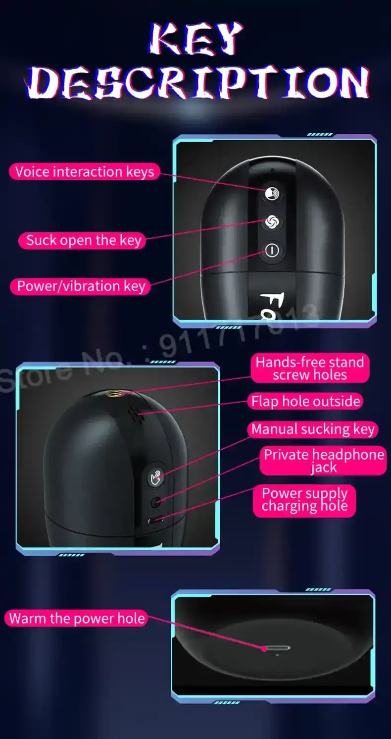 funda masturbatoria tpe con textura realista