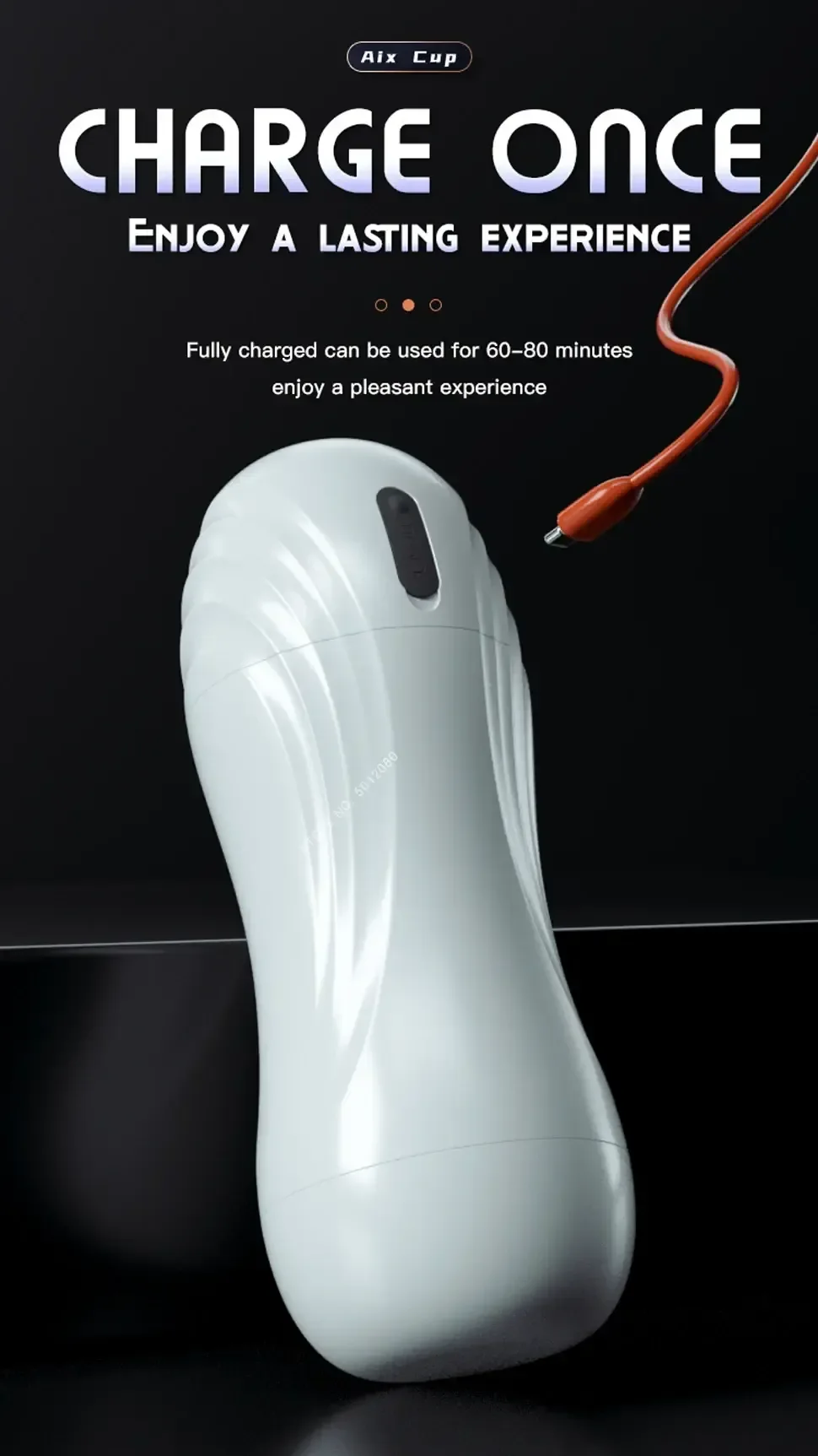 funda masturbatoria tpe texturizada vibrante