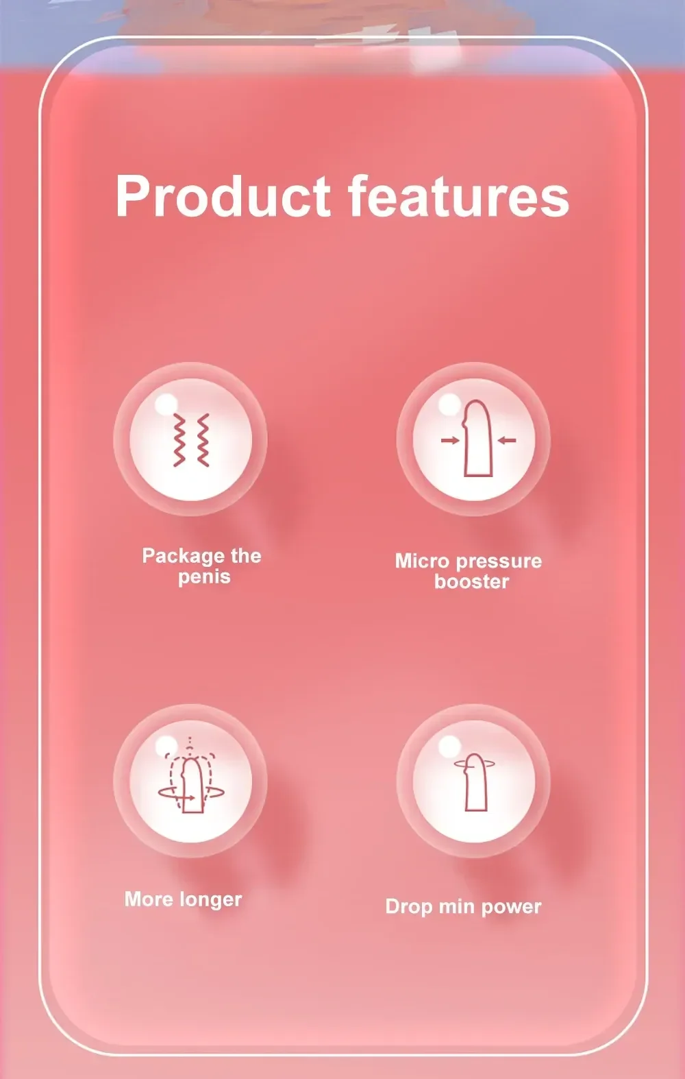 funda pene reutilizable tpe texturizado