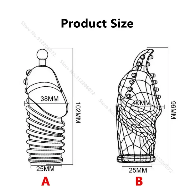 funda pene silicona para hombre