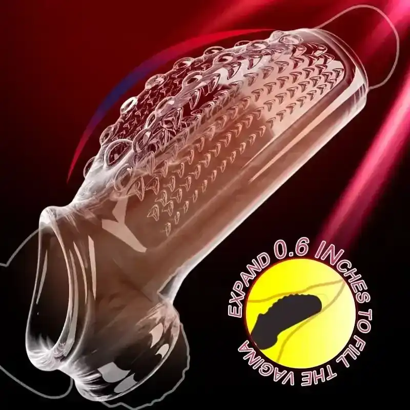 funda pene tpe con anillo reutilizable