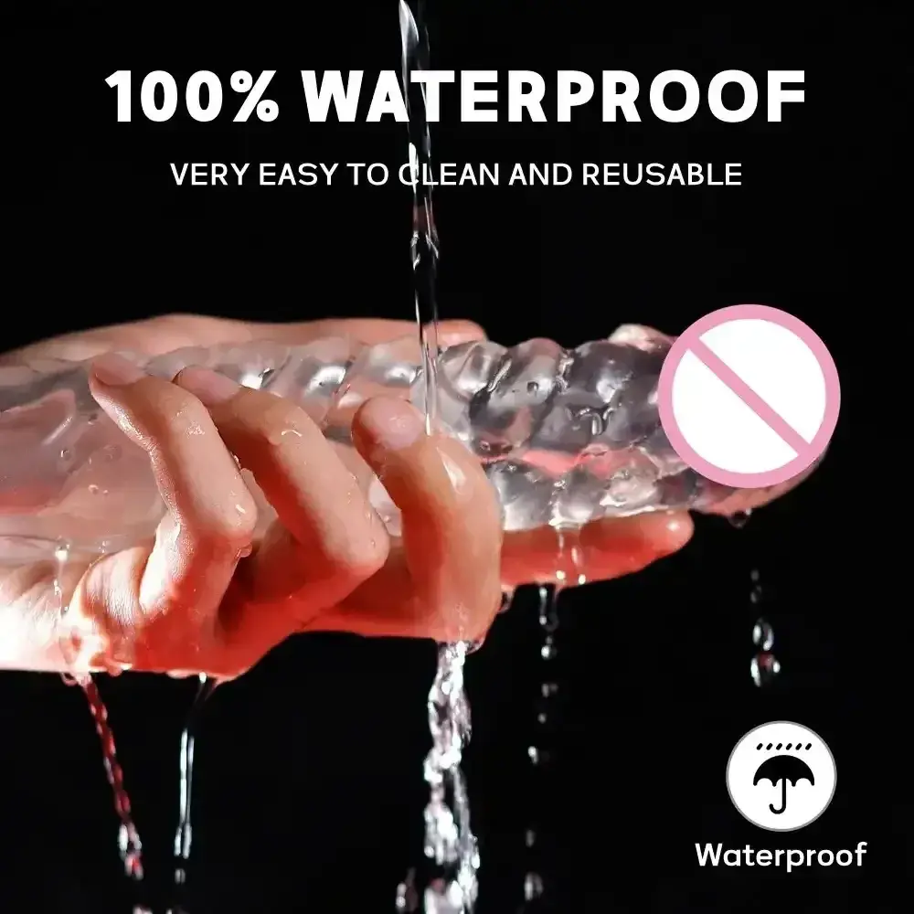 funda pene vibrante silicona texturizada