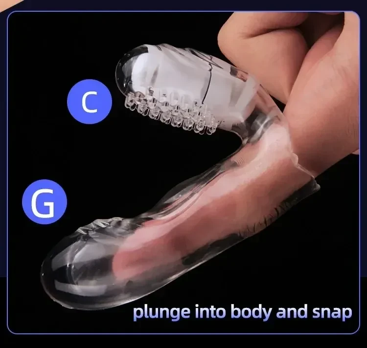 funda vibradora punto g silicona