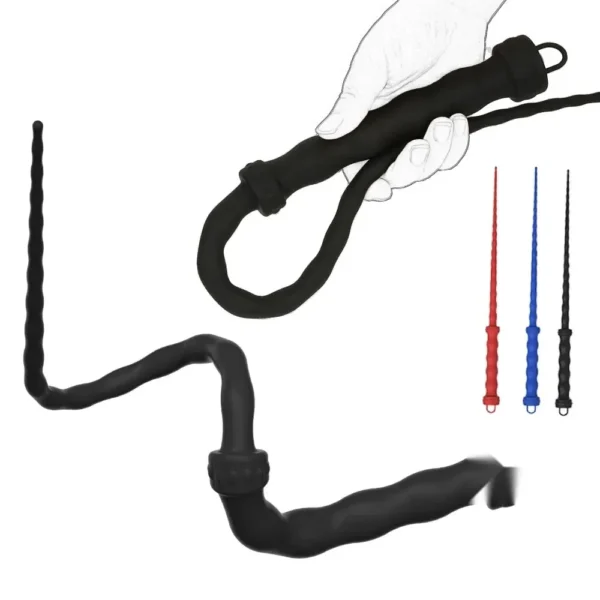 fusta silicona negra para juego bdsm