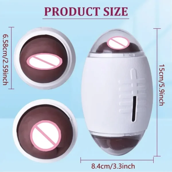 huevo masturbador bolsillo discreto reutilizable