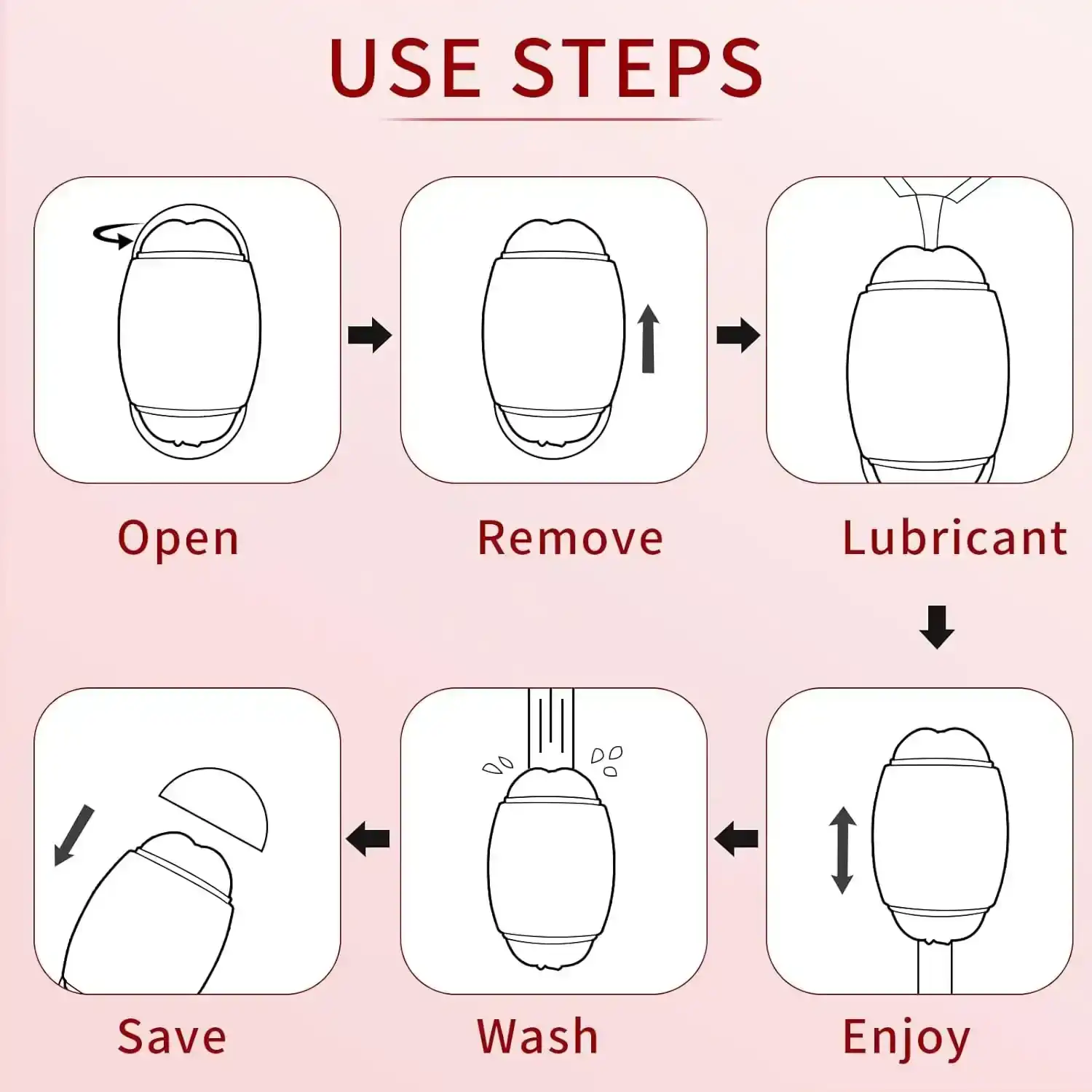 huevo masturbador con textura interior