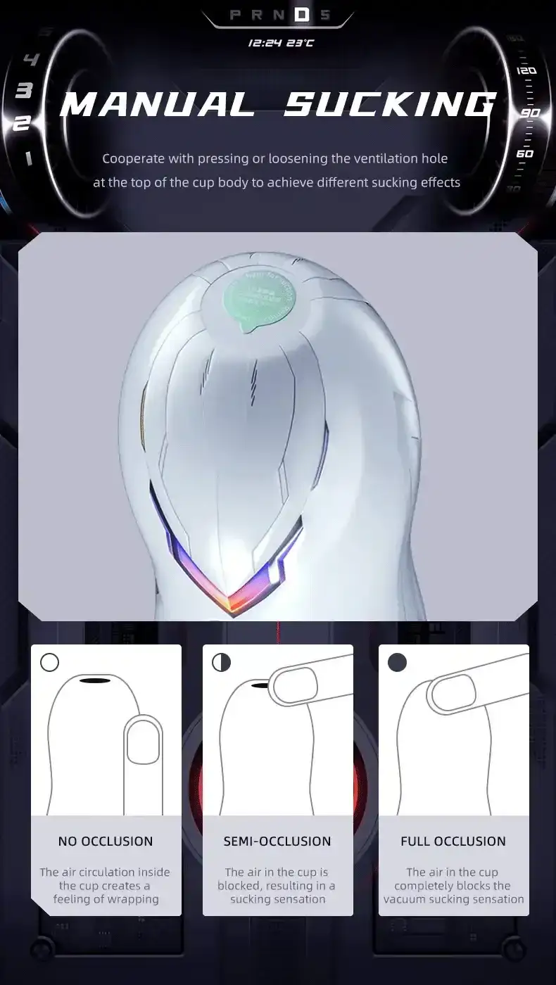 huevo masturbador vibracion control succion