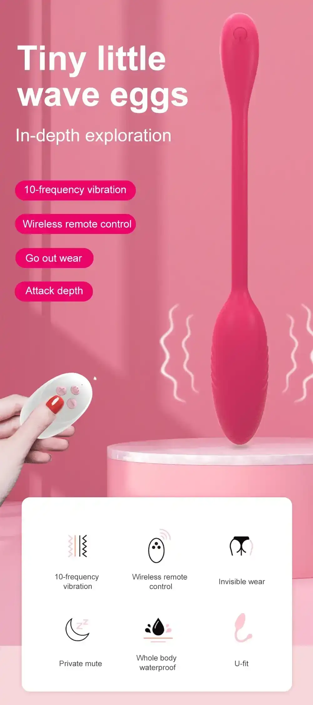 huevo vibrador silicona para mujer