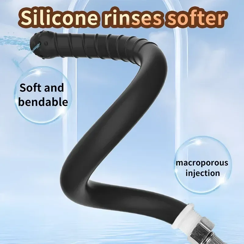 irrigador anal silicona suave flexible