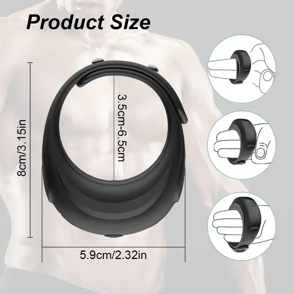isensualflow es anillo vibrador silicona medica ajustable