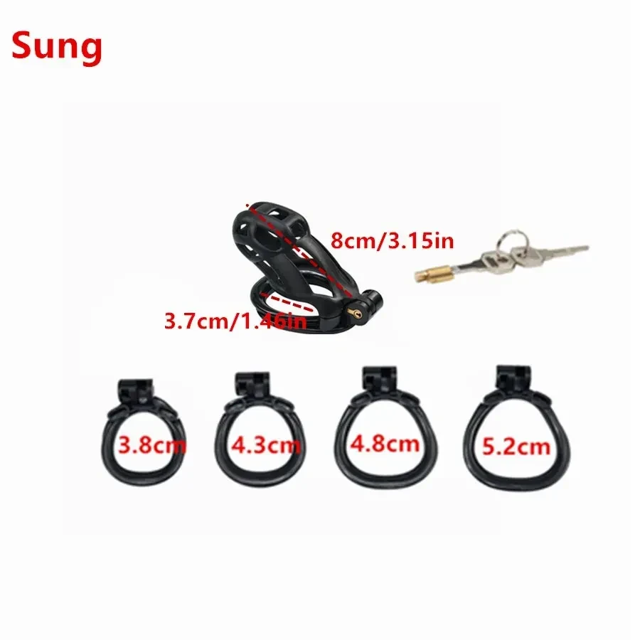 isensualflow es chastity cage cobra resina negra