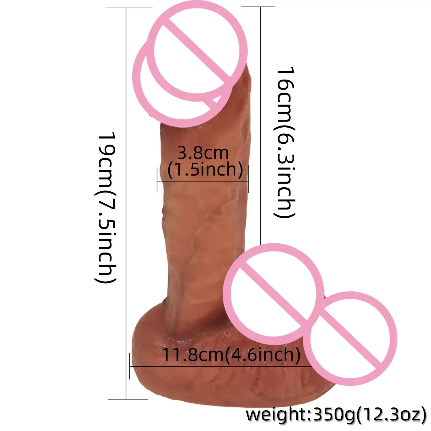 isensualflow es consolador realista con testiculos grande