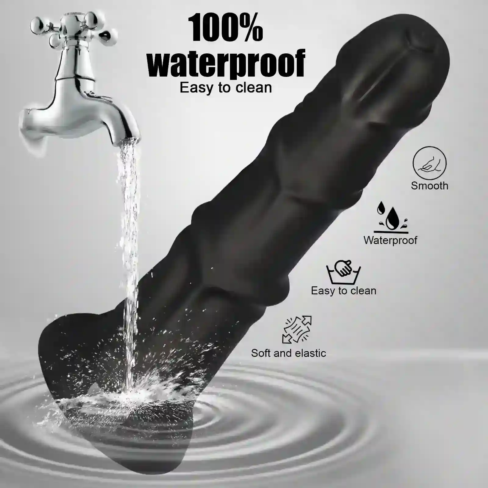 isensualflow es dildo anal caballo silicona con ventosa