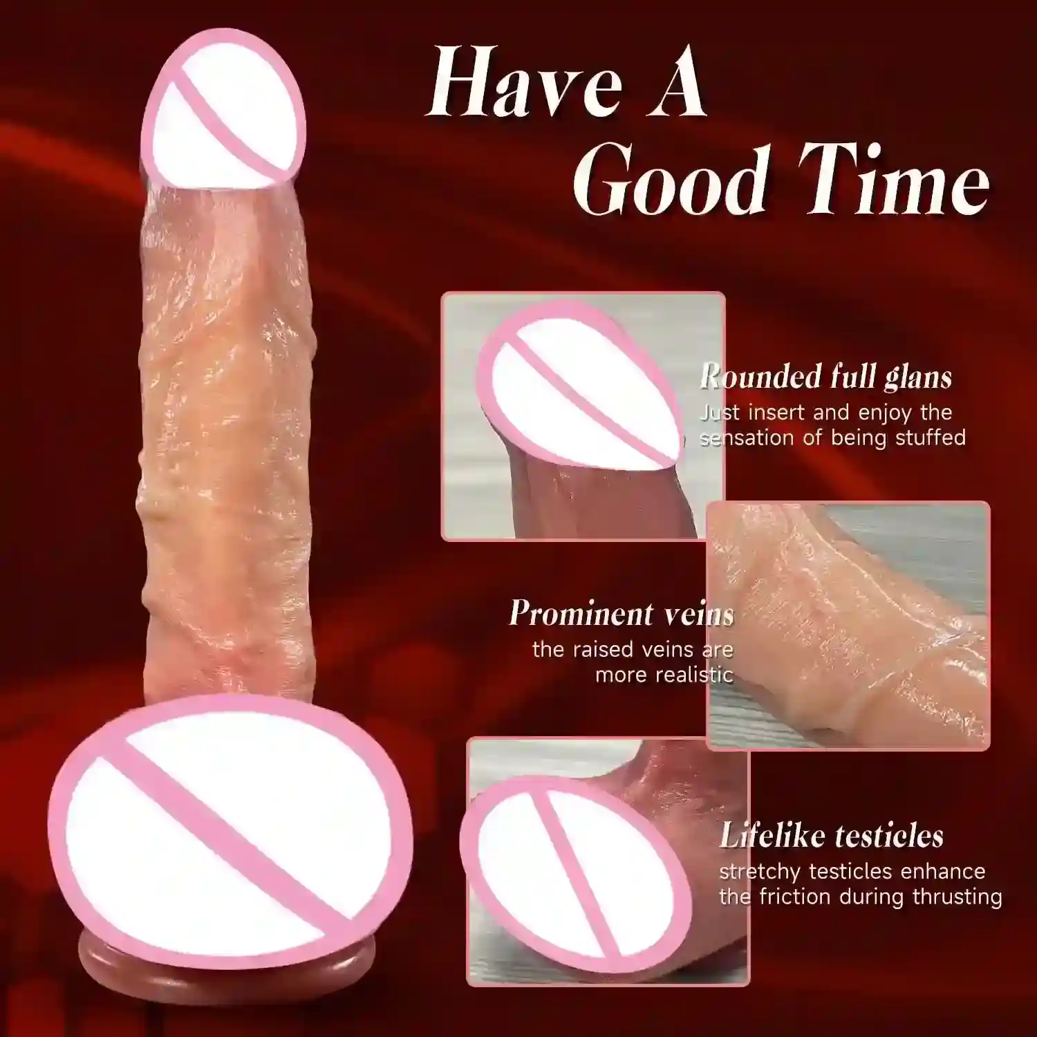 isensualflow es dildo anal realista silicona suave mujer