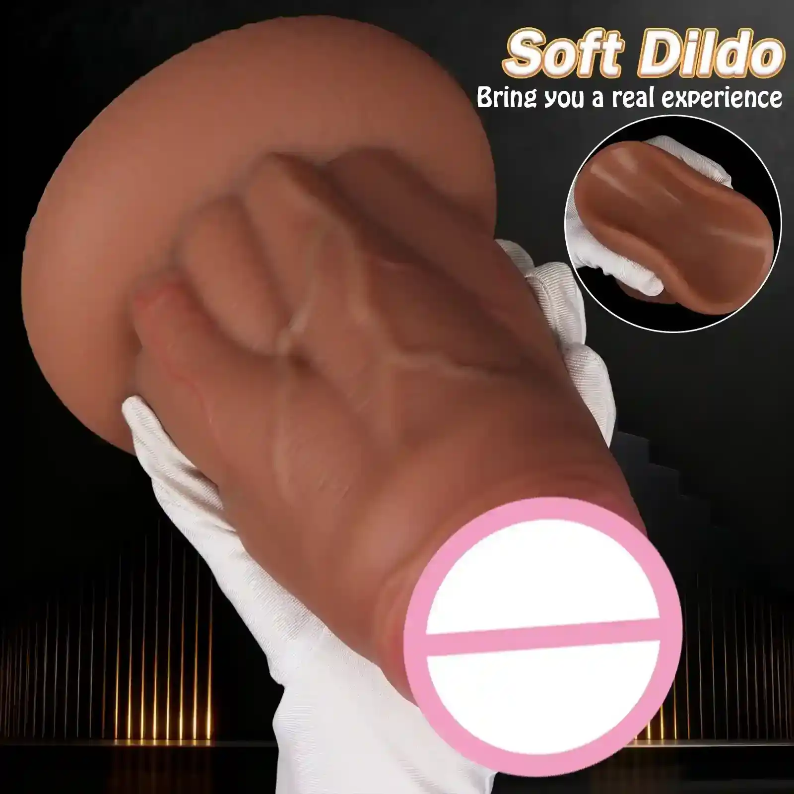 isensualflow es dildo con nudo realista grande