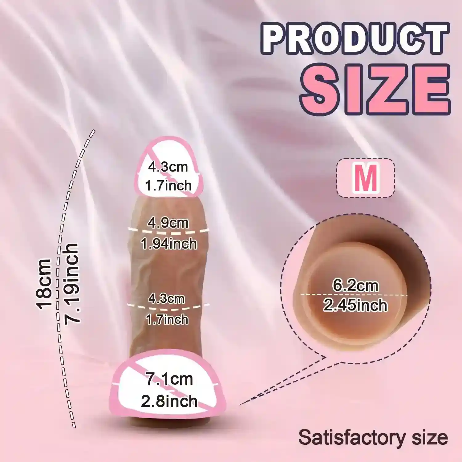 isensualflow es dildo de silicona realista con venas