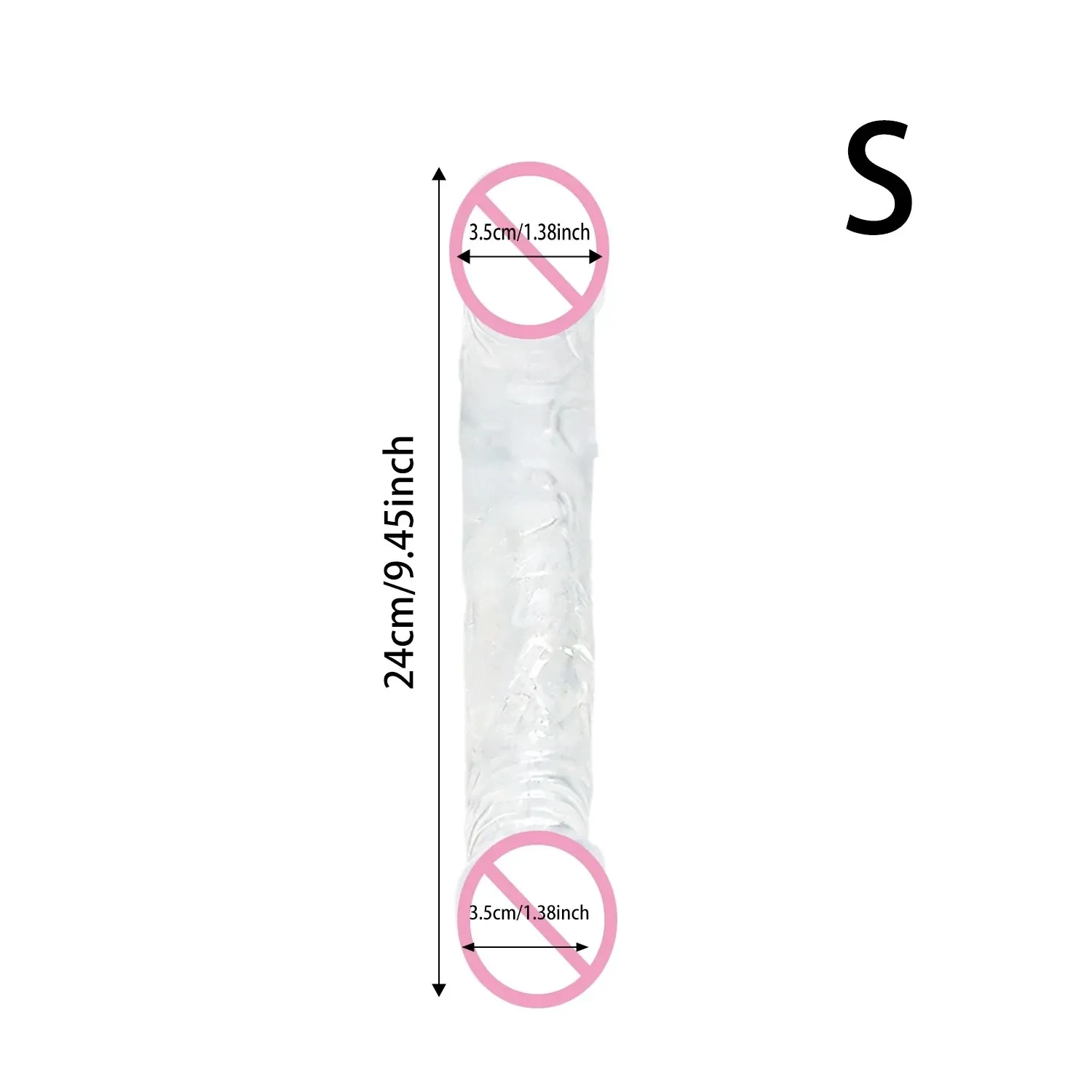 isensualflow es dildo doble realista forma u