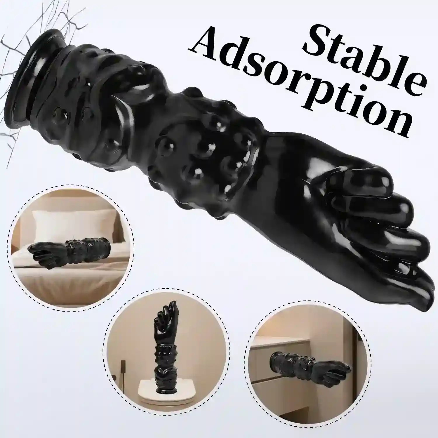 isensualflow es dildo puno anal silicona texturizada