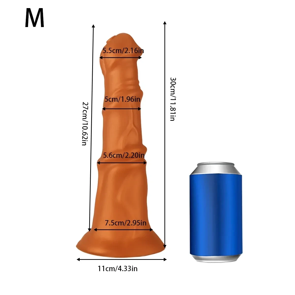 isensualflow es dildo realista animal xl de silicona