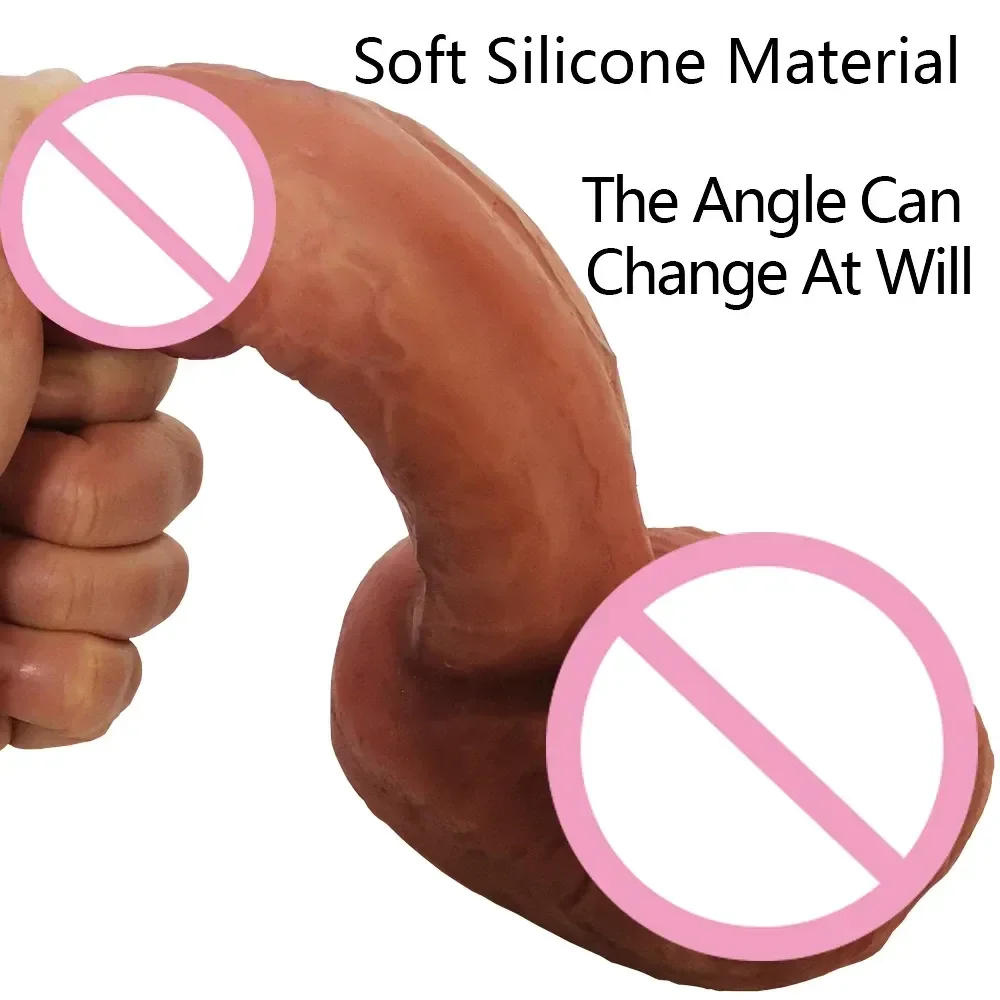 isensualflow es dildo realista con testiculos silicona medica