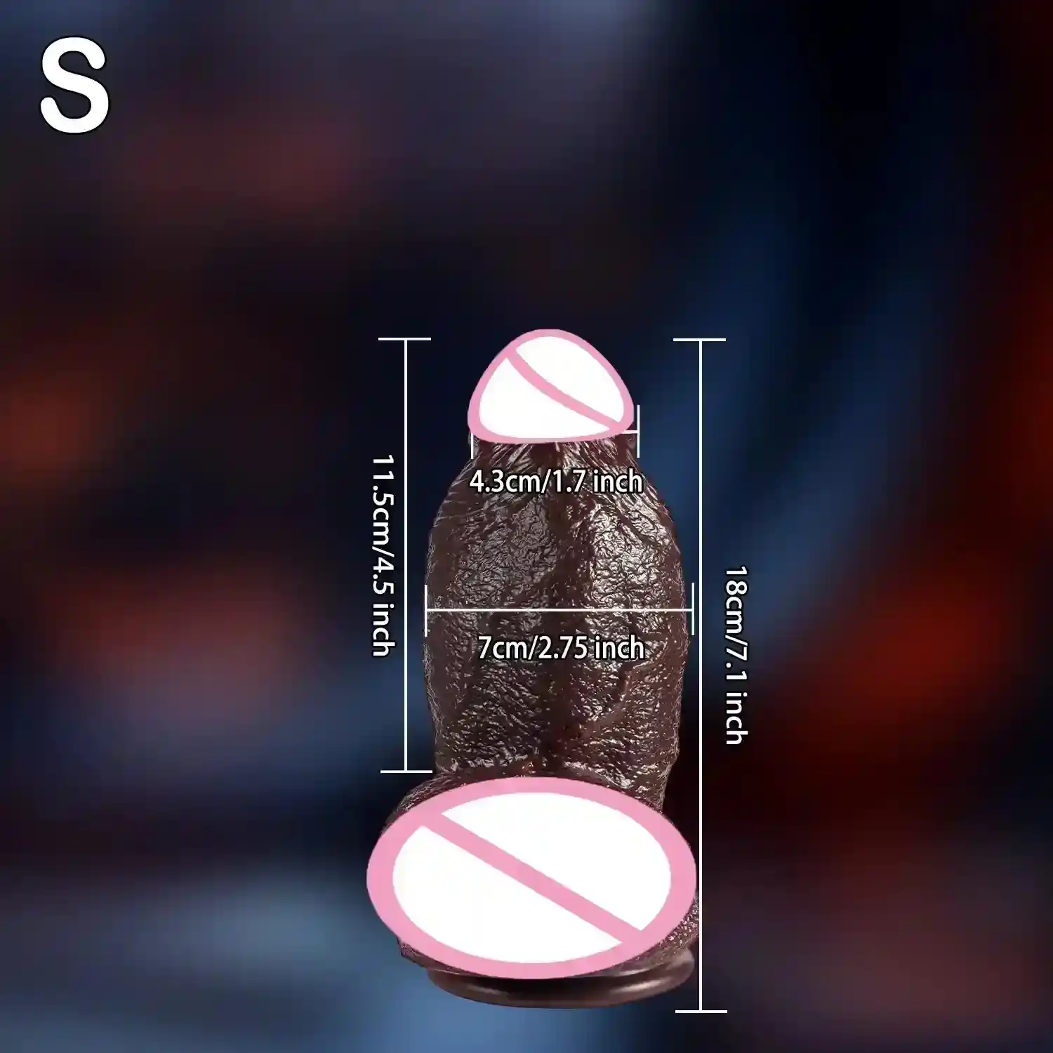 isensualflow es dildo realista grande con base de succión
