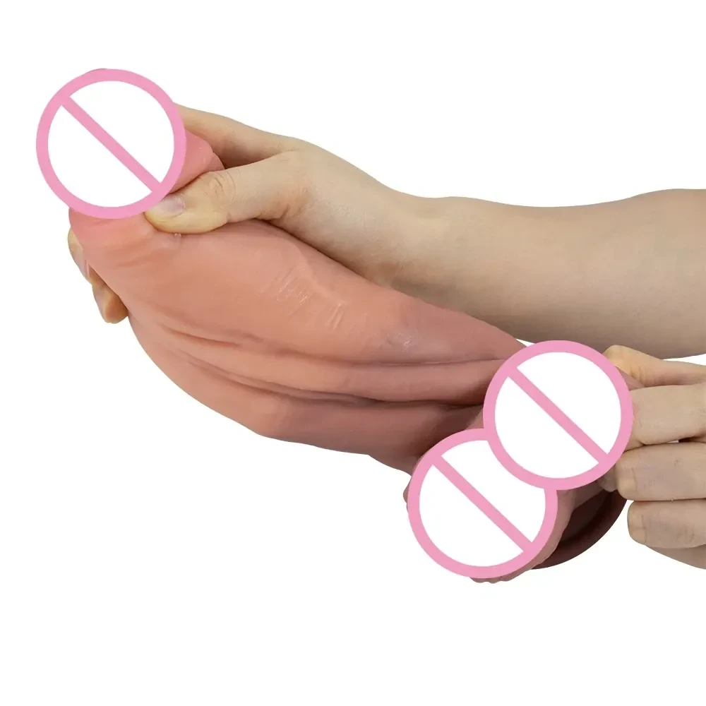 isensualflow es dildo realista silicona liquida con ventosa