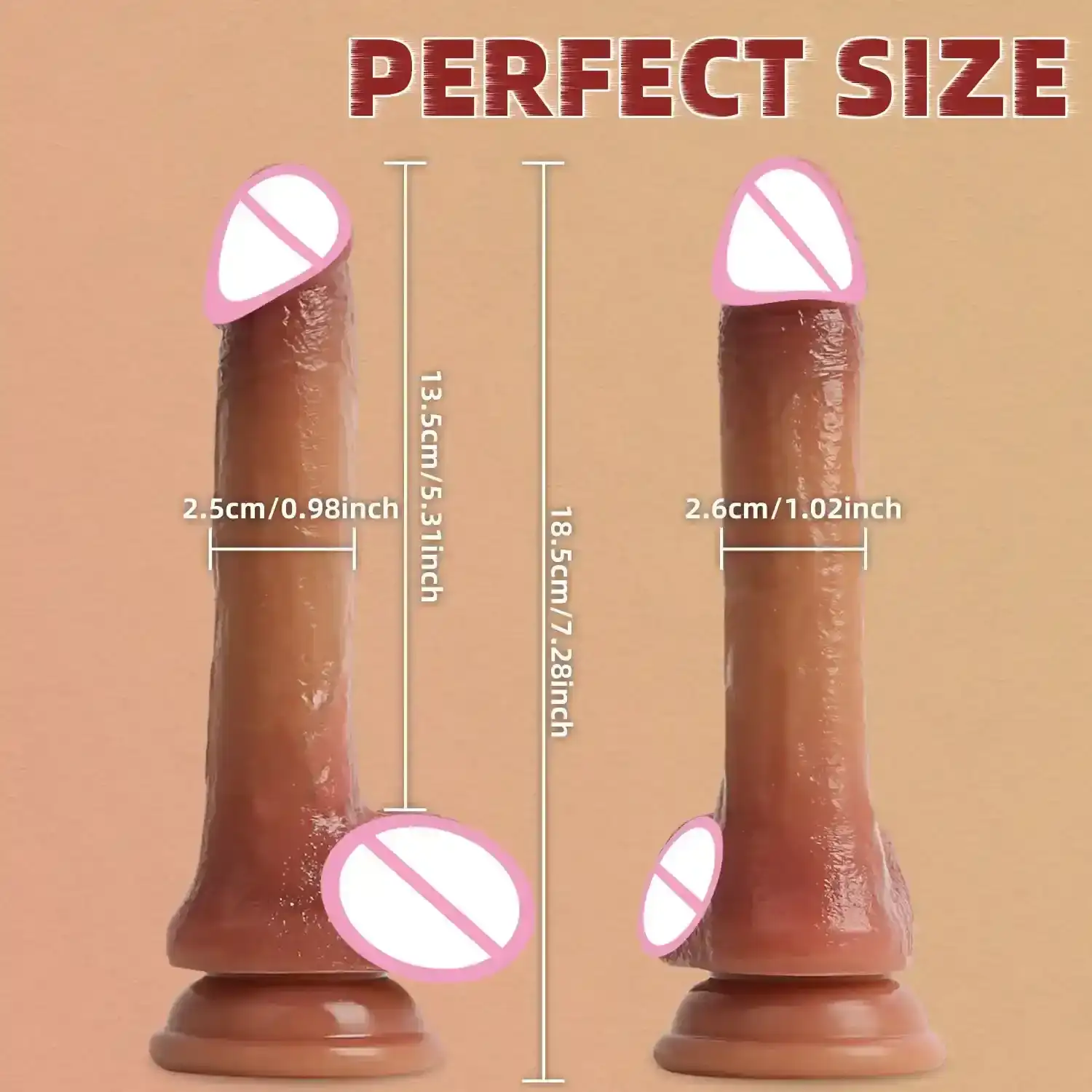 isensualflow es dildo realista silicona suave con ventosa