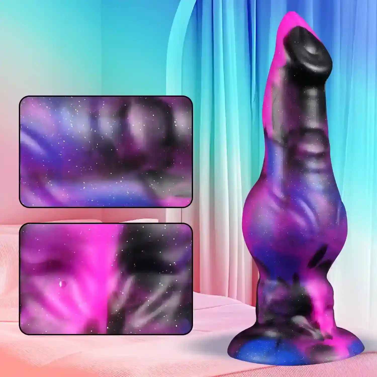 isensualflow es dildo silicona masaje prostatico con ventosa