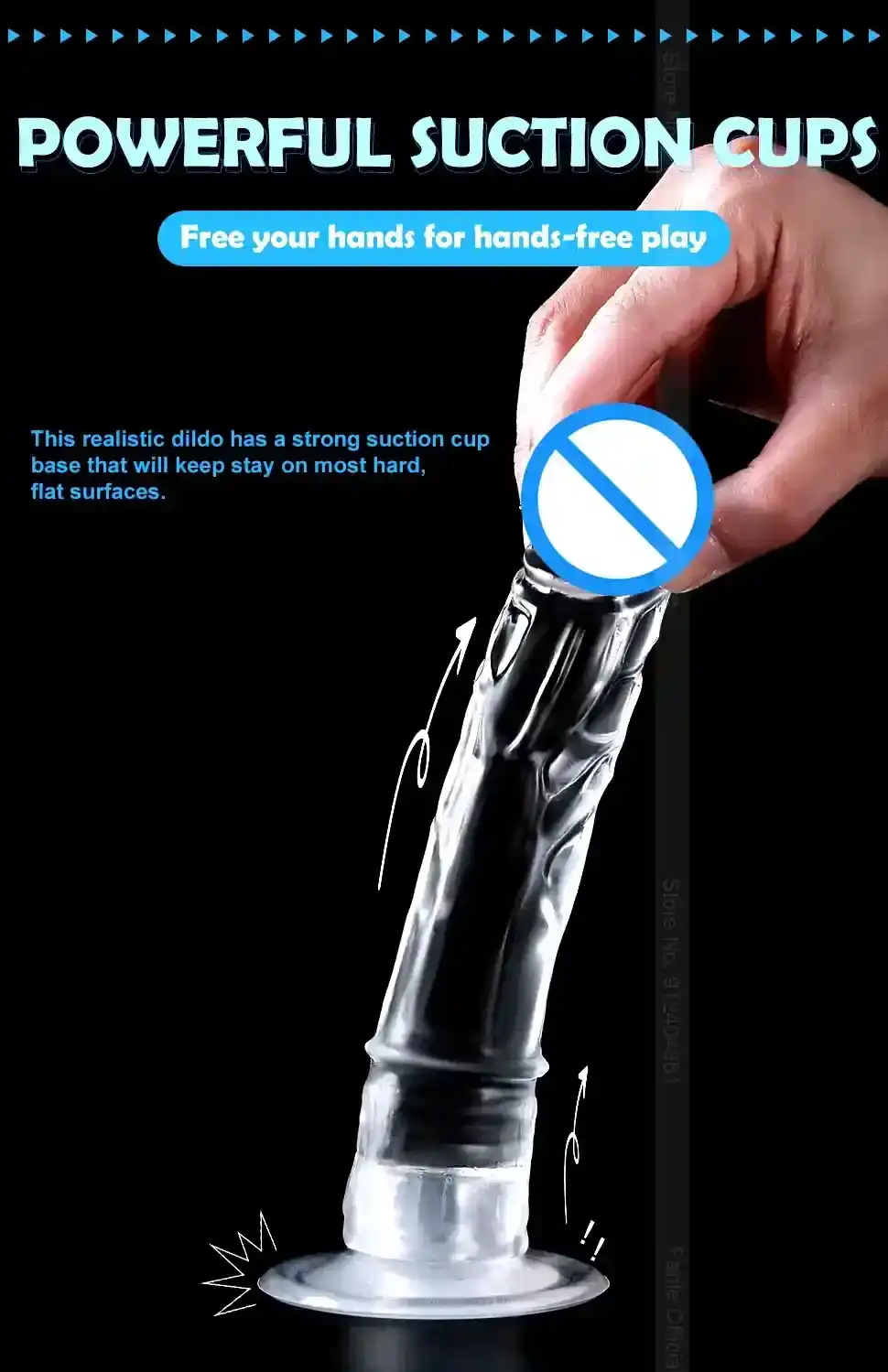 isensualflow es dildo tpe con textura realista suave