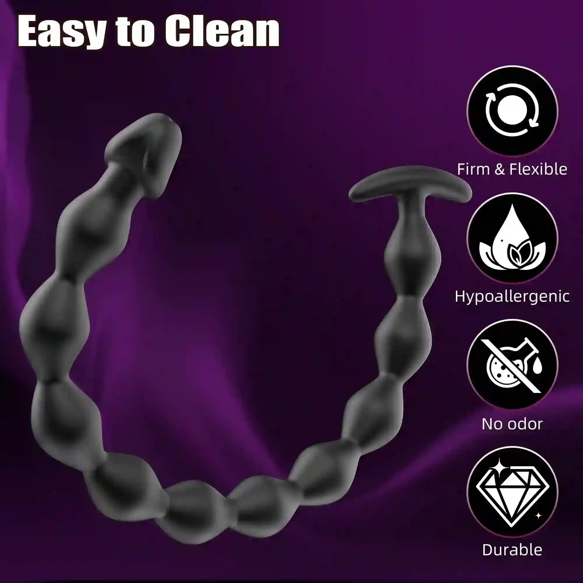 isensualflow es juguete sexual anal silicona estimulante