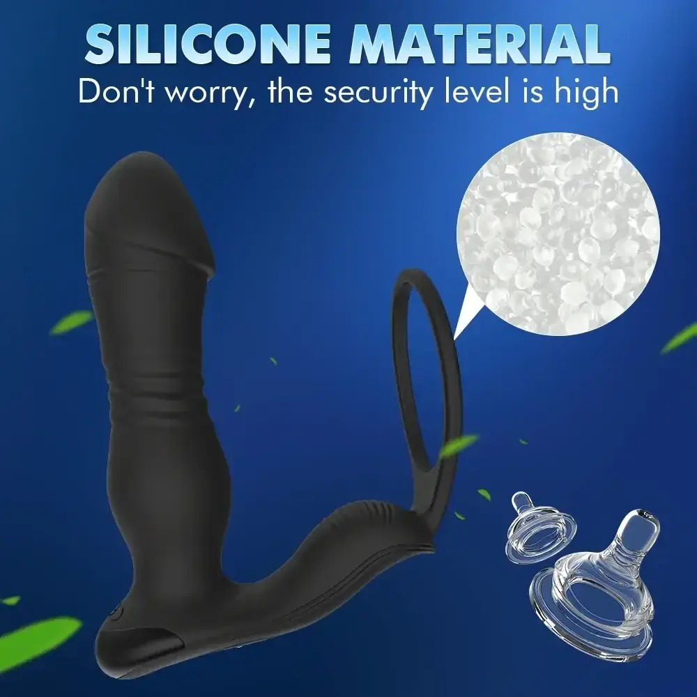 isensualflow es masajeador prostata silicona con anillo pene
