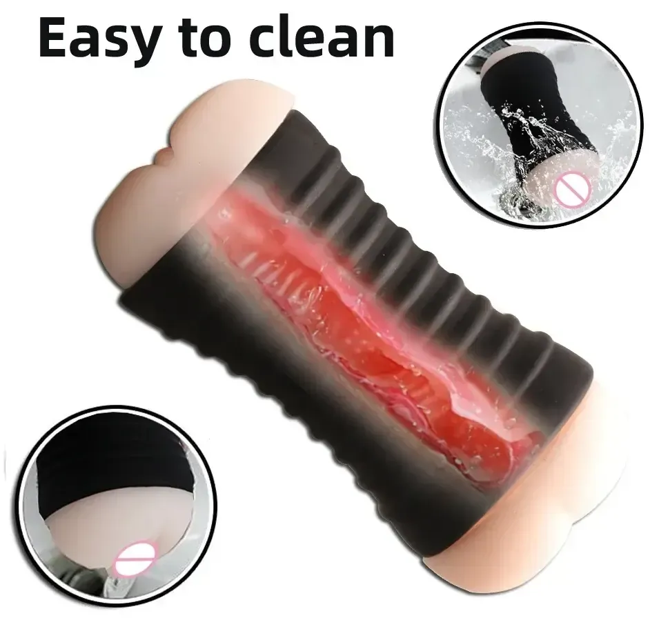isensualflow es masturbador doble de silicona texturizada