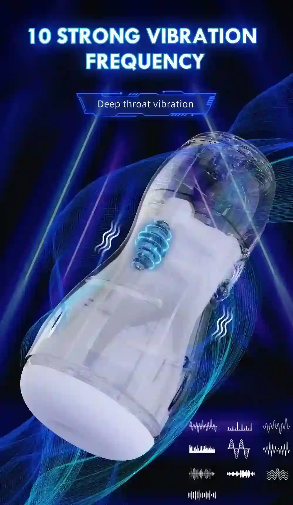 isensualflow es masturbador masculino oral vibratorio silicona