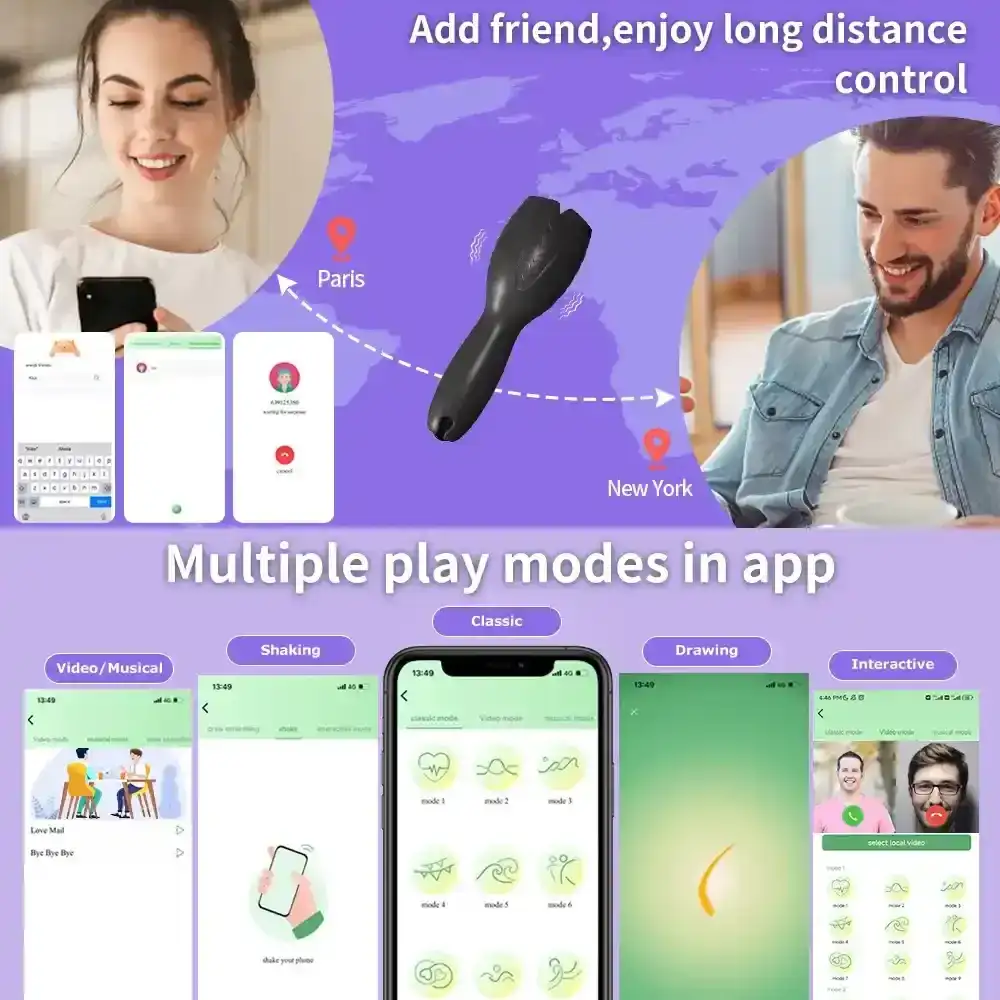 isensualflow es masturbador masculino silicona con app