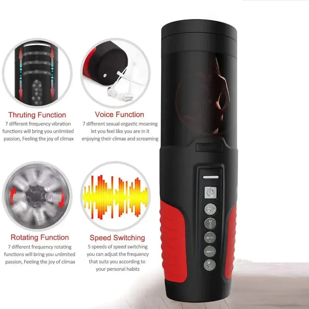 isensualflow es masturbador masculino tpe telescopico giratorio