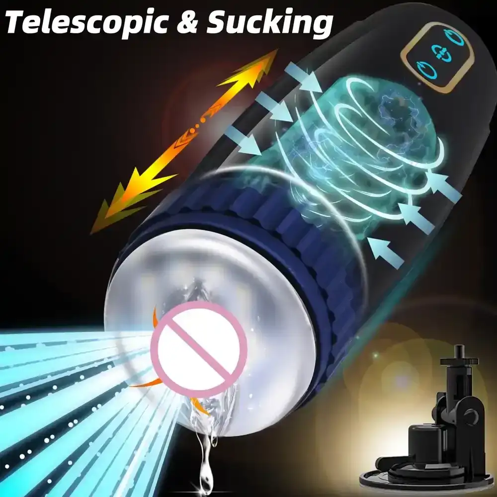 isensualflow es masturbador telescopico con carga usb
