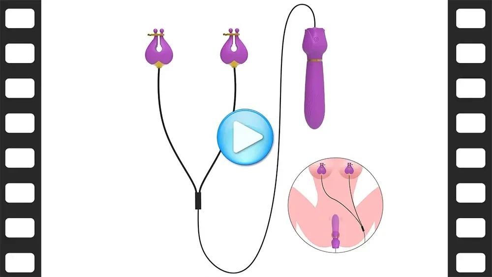 isensualflow es pinzas vibratorias silicona medica