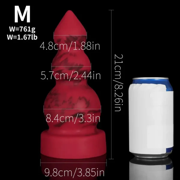 isensualflow es plug anal con base de succión