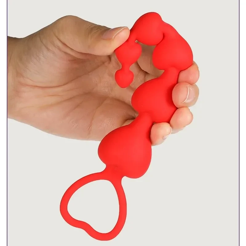 isensualflow es plug anal corazon silicona medica rojo