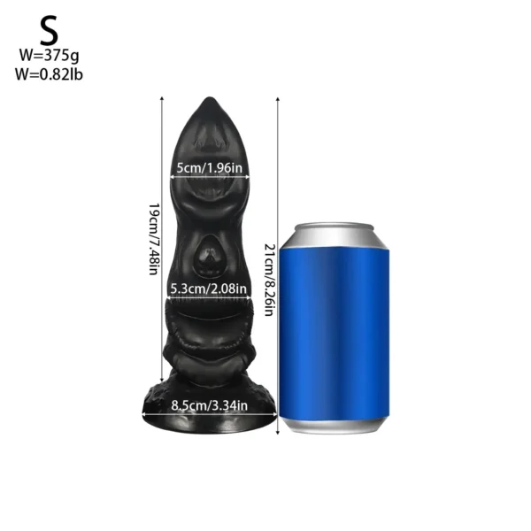 isensualflow es plug anal grande de pvc con ventosa