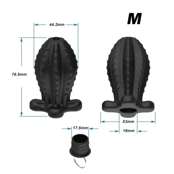 isensualflow es plug anal hueco con base pétalo